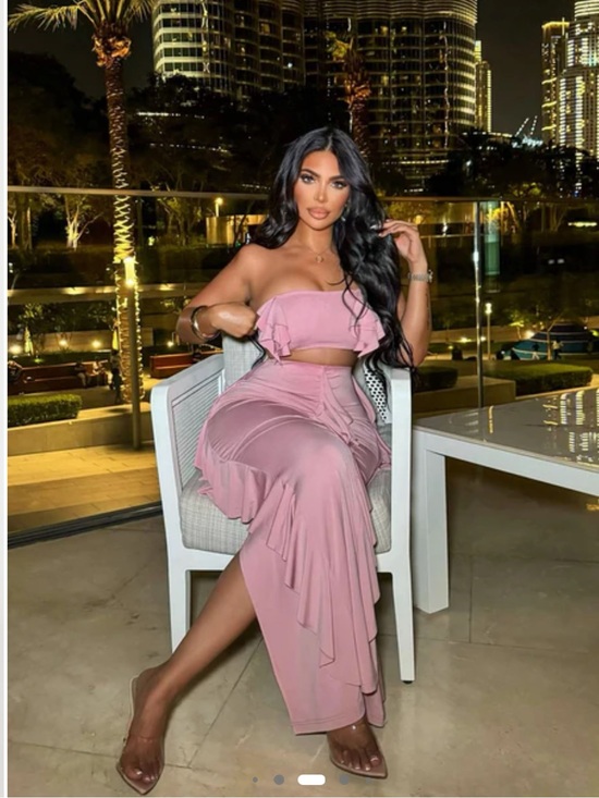 Fashion Nova Dresses & Skirts - Fashion Nova - Love Affair Ruffle Skirt Set - Mauve